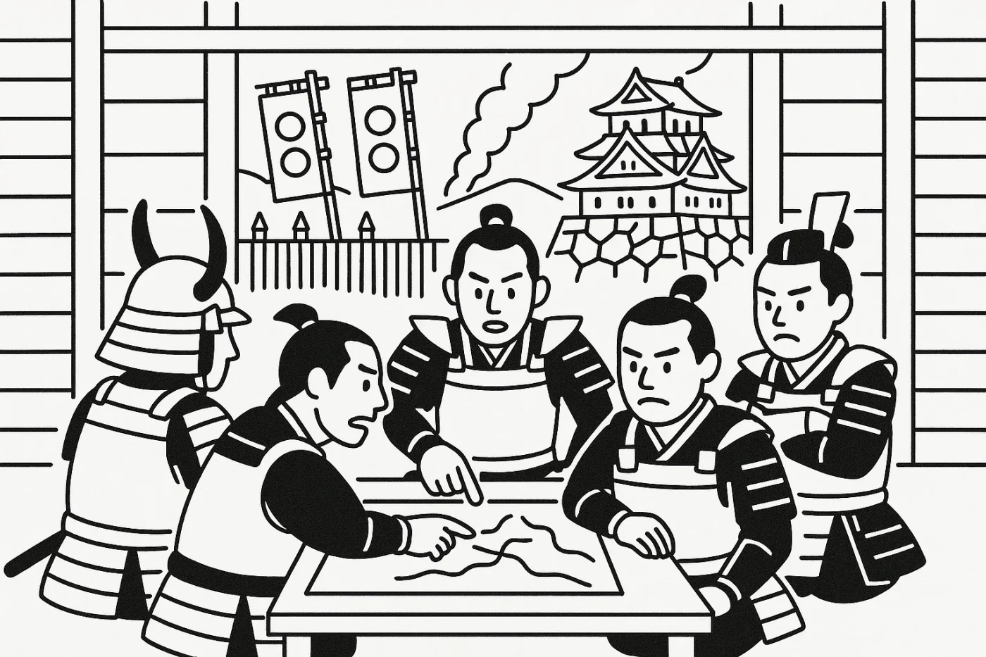 戦国時代の籠城の様子