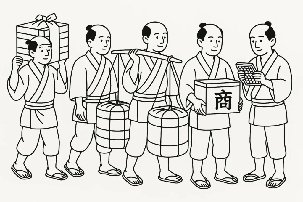 近江商人のイメージ