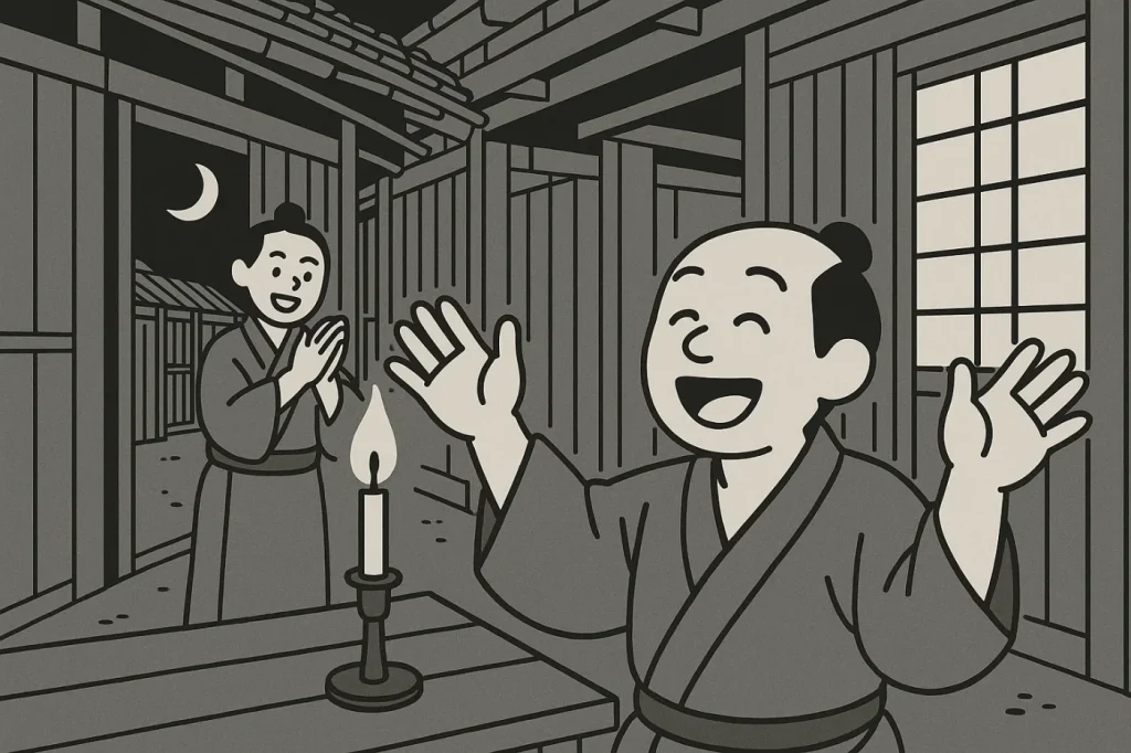 安く灯りを手に入るようになって喜ぶ庶民