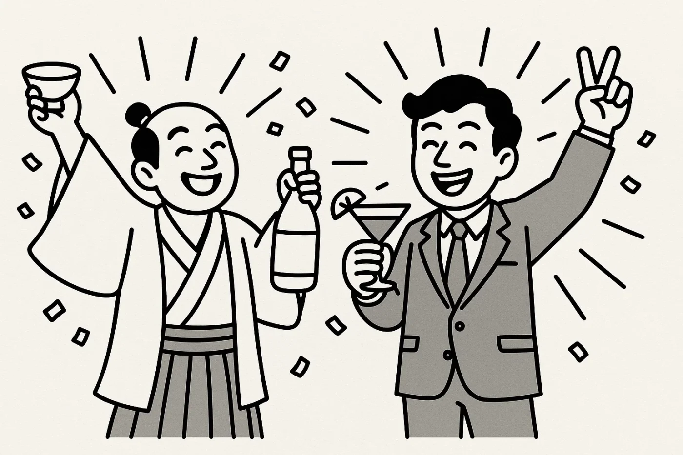 江戸時代の元禄の陽気と昭和のバブルの陽気な感じ